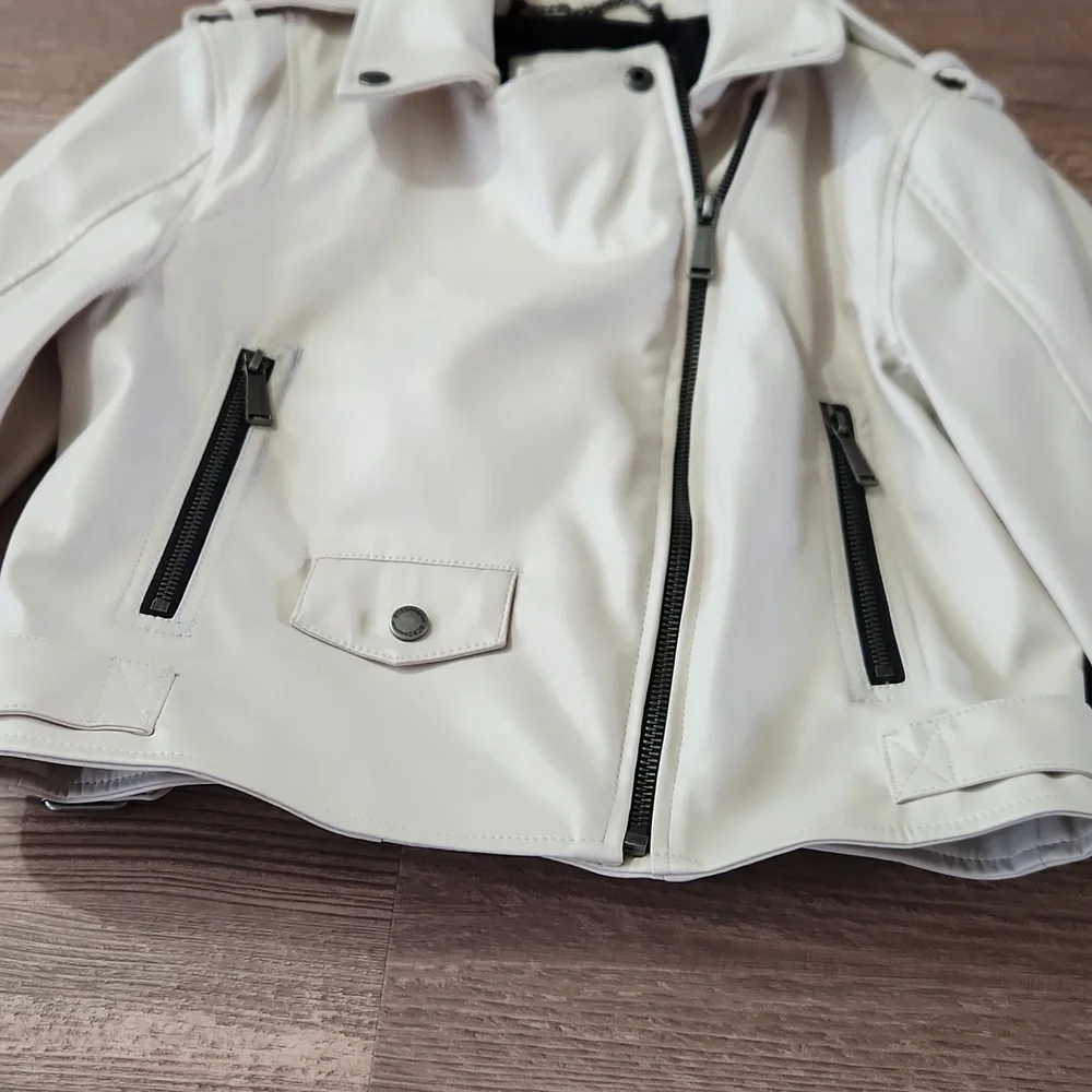 BCBG Faux Leather Jacket - Picture 3 of 5